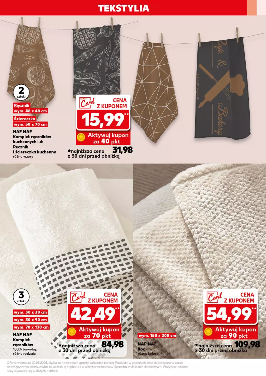 Gazetka promocyjna Kaufland - Kaufland - ważna 13.08 do 20.08.2025 - strona 15 - produkty: Ręcznik
