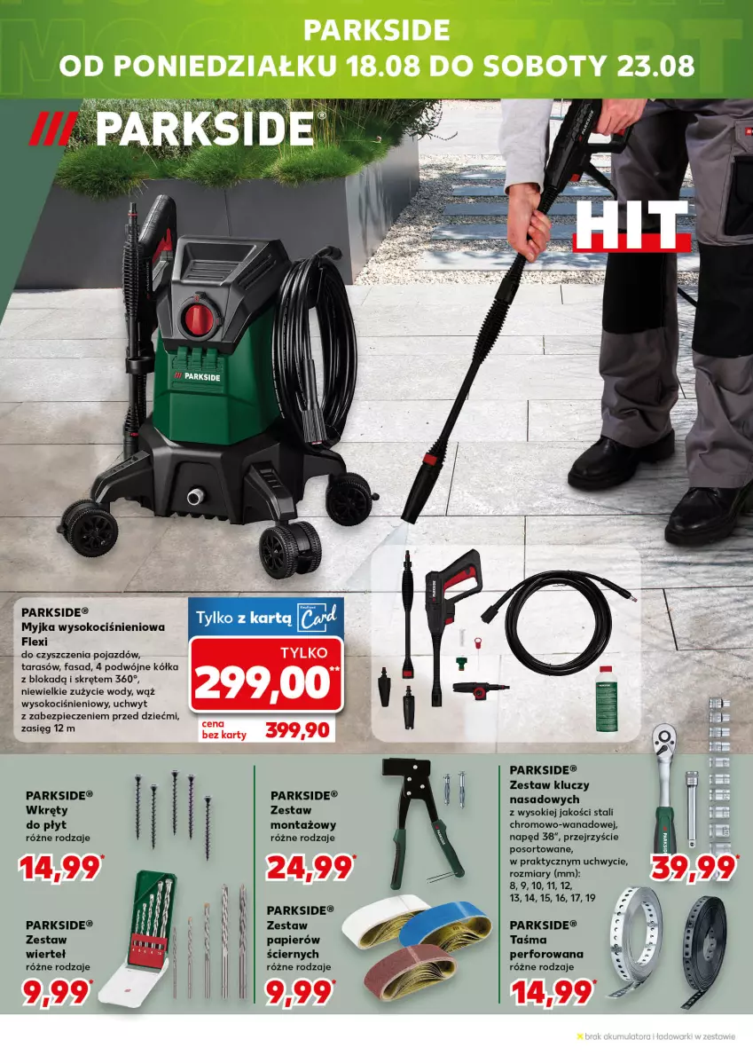 Gazetka promocyjna Kaufland - Kaufland - ważna 13.08 do 20.08.2025 - strona 18 - produkty: Fa, Koc, Papier, Parkside, Piec, Pojazd, Sok, Wkręt, Zestaw kluczy, Zestaw kluczy nasadowych, Zestaw wierteł