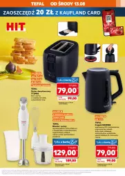 Gazetka promocyjna Kaufland - Kaufland - Gazetka - ważna od 20.08 do 20.08.2025 - strona 11 - produkty: Top, Sok, Gra, Dzbanek, Blender ręczny, Blender, Rozdrabniacz, Czajnik, Kask, Toster, Tefal, Fa