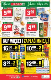 Gazetka promocyjna Spar - Spar - Gazetka - ważna od 05.01 do 05.01.2022 - strona 4 - produkty: Mus, Papier, Orzeszki, Chipsy, Coca-Cola, Muszynianka, Napój gazowany, Woda mineralna, Kabanos, Woda, Orzeszki ziemne, Napój, Mleko, Fa