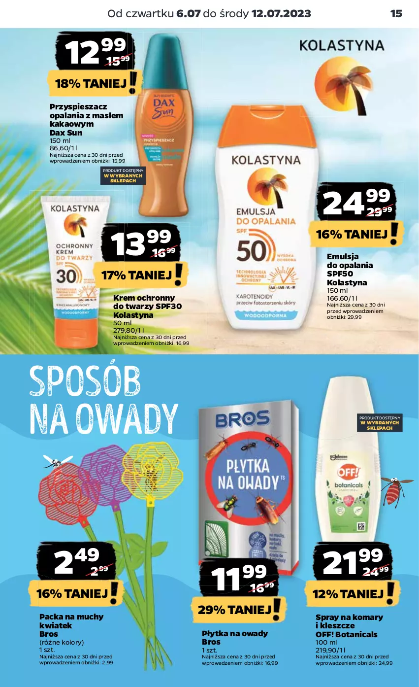 Gazetka promocyjna Netto - Artykuły spożywcze - ważna 06.07 do 12.07.2023 - strona 15 - produkty: DAX, Emulsja, Kakao, Płytka