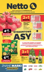 Gazetka promocyjna Netto - Artykuły spożywcze - Gazetka - ważna od 12.07 do 12.07.2023 - strona 1 - produkty: Piwa, Piwo, Gra, Namysłów, Chipsy, Kotlet, Mięso z indyka, Lay’s, Mięso, Pomidor malinowy