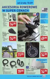 Gazetka promocyjna Aldi - Artykuły przemysłowe i tekstylia - Gazetka - ważna od 13.09 do 13.09.2025 - strona 9 - produkty: Top, Por, Telefon, Pompka, Rower, Pokrowiec