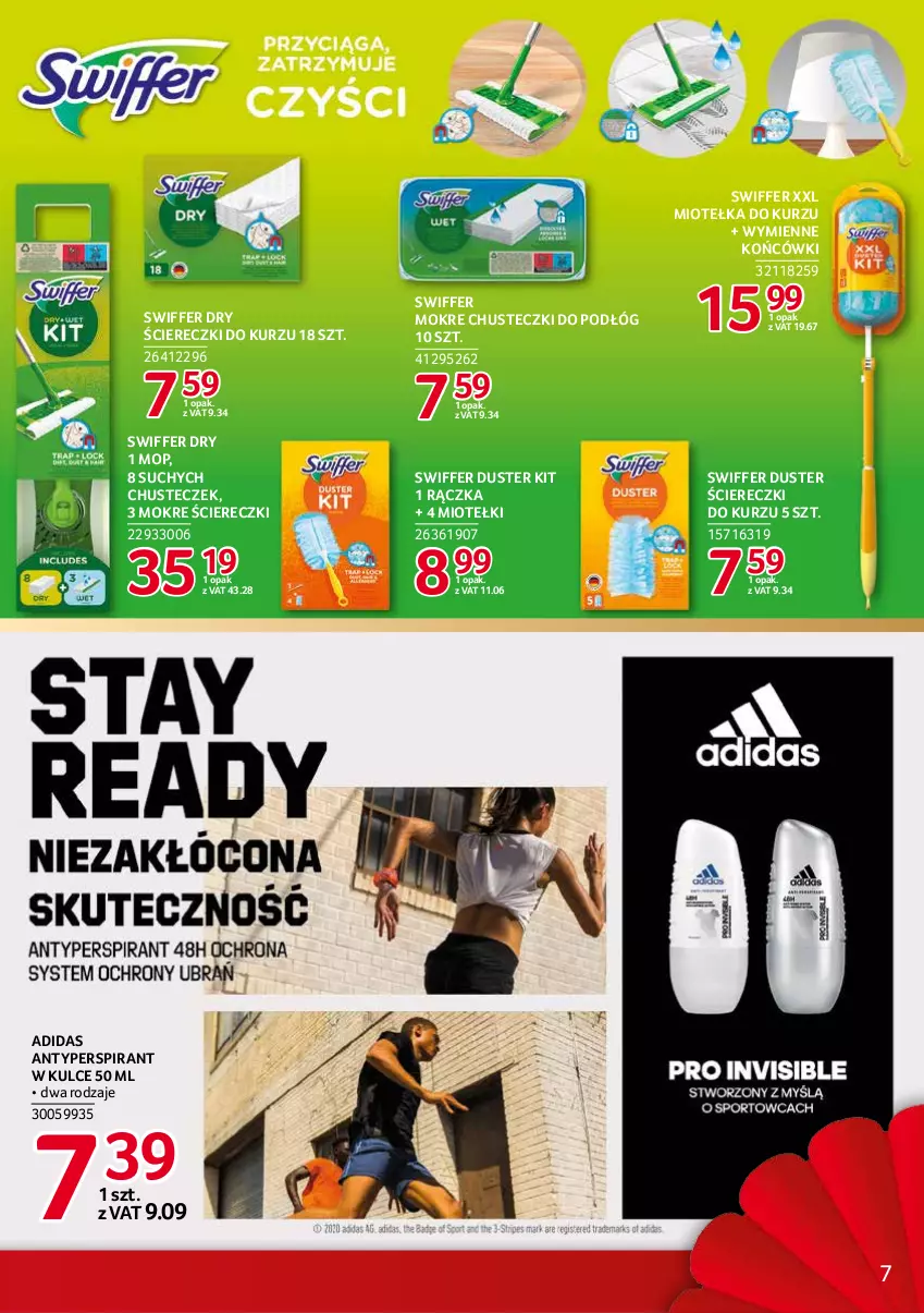 Gazetka promocyjna Selgros - Debiuty w Selgros - ważna 16.09 do 29.09.2021 - strona 7 - produkty: Adidas, Antyperspirant, Chusteczki, Mop