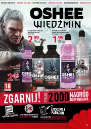 Gazetka promocyjna Selgros - Debiuty w Selgros - Gazetka - ważna od 29.09 do 29.09.2021 - strona 15 - produkty: Napoje, Oshee, Napój