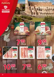 Gazetka promocyjna Selgros - Debiuty w Selgros - Gazetka - ważna od 29.09 do 29.09.2021 - strona 20 - produkty: Mozzarella, Mortadella, Prosciutto, Dell, Maggi