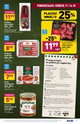 Gazetka promocyjna Aldi - Katalog spożywczy - Gazetka - ważna od 16.10 do 16.10.2021 - strona 15 - produkty: Cebula, Mięso wołowe, Koncentrat pomidorowy, Gulasz wołowy, Warzywa, Sól, Rum, Papryka, Bulion, Mięsne specjały, Ziemniaki, Tera, Lion, Lack, Laur, Przyprawy, Pieprz, Olej, Kiełbasa, Ziele angielskie, Mięso