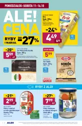 Gazetka promocyjna Aldi - Katalog spożywczy - Gazetka - ważna od 16.10 do 16.10.2021 - strona 6 - produkty: Mozzarella, Sos, Sok, Ser, Gin, Brie, Balta Mare, Mlekovita, Tera, Sokół, Ser pleśniowy, Mleko