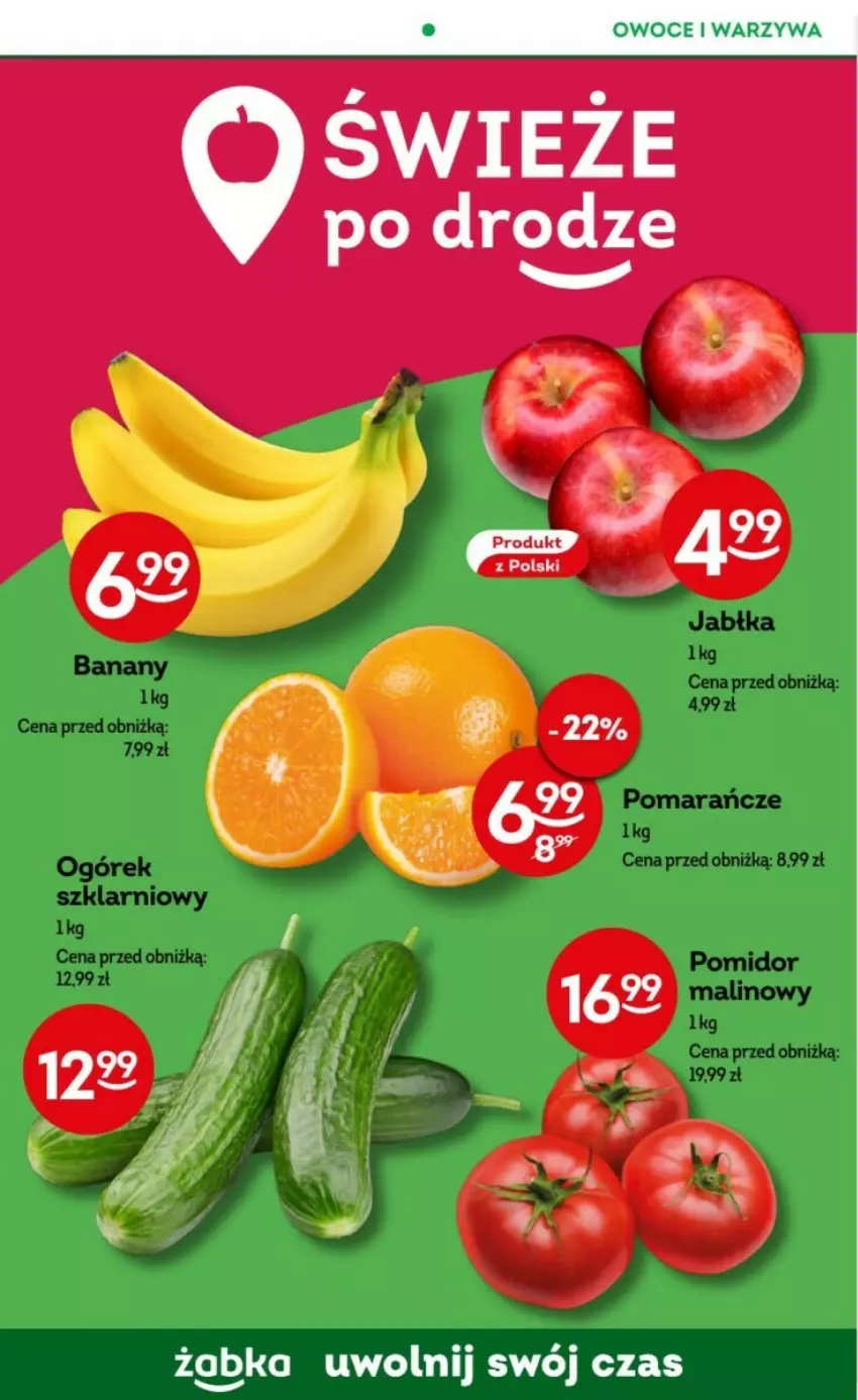 Gazetka promocyjna Żabka - ważna 17.01 do 30.01.2024 - strona 33 - produkty: Owoce, Warzywa