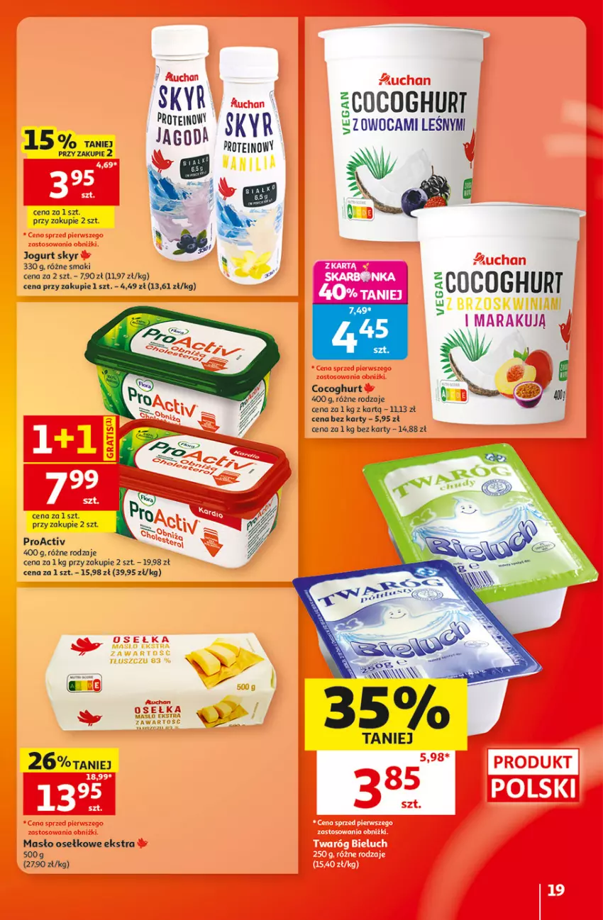 Gazetka promocyjna Auchan - 30 Lat Hipermarket - ważna 01.10 do 07.10.2026 - strona 19 - produkty: Jogurt, Masło