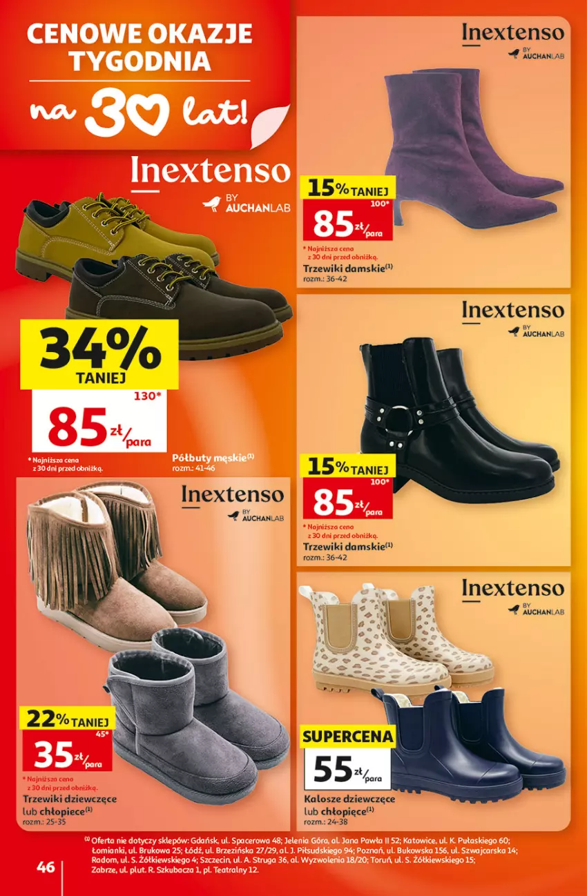 Gazetka promocyjna Auchan - 30 Lat Hipermarket - ważna 01.10 do 07.10.2026 - strona 46 - produkty: Piec