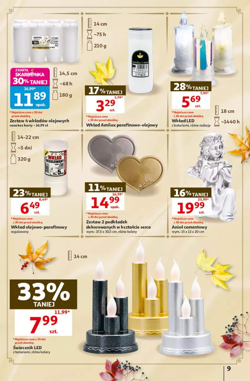 Gazetka promocyjna Auchan - 30 Lat Hipermarket - ważna 01.10 do 07.10.2026 - strona 9 - produkty: Bateria, Cement, Olej, Podkład, Ser