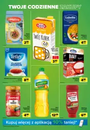 Gazetka promocyjna Carrefour - Gazetka Express - Gazetka - ważna od 05.09 do 05.09.2022 - strona 3 - produkty: Lubella, Ketchup, Makaron, Dawtona, Kujawski, Sos, Ryż, Bell, Melvit, Płatki owsiane, Tetley, Bella, Pudliszki, Herbata, Olej, Ryż biały