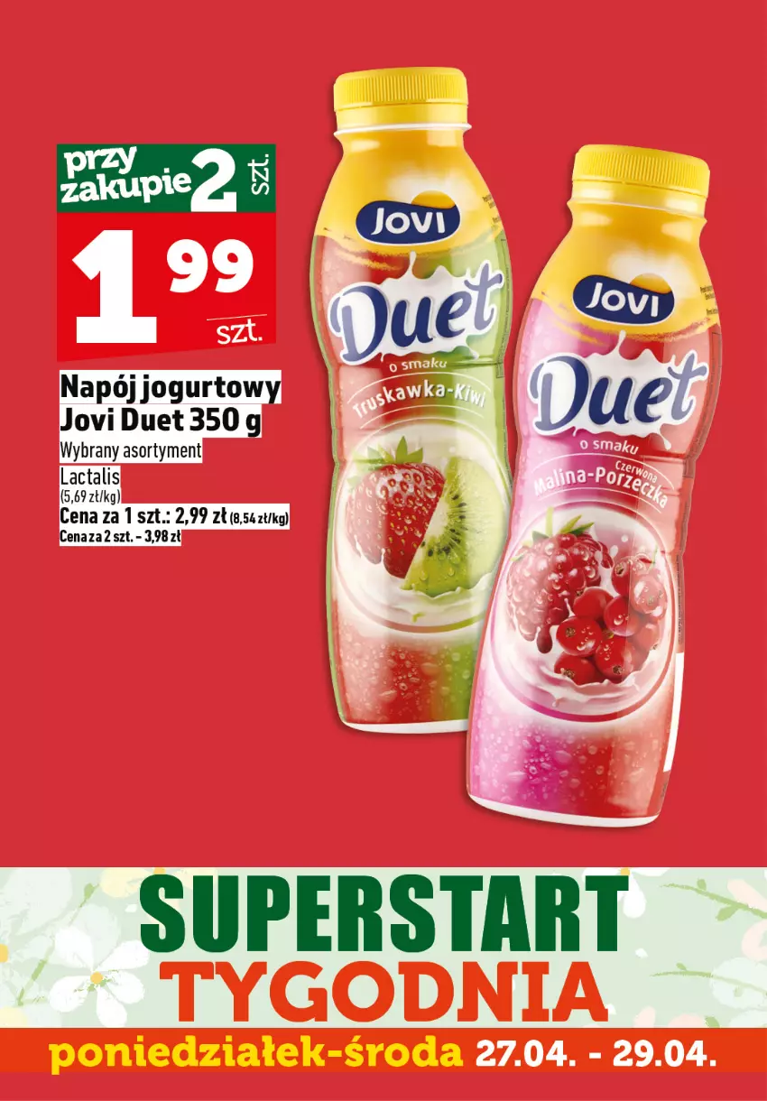 Gazetka promocyjna Topaz - Gazetka - ważna 27.04 do 29.04.2026 - strona 4 - produkty: Jogurt, Napój, Napój jogurtowy