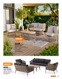 Gazetka promocyjna Obi - Gazetka OBI - Gazetka - ważna od 30.09 do 30.09.2025 - strona 13 - produkty: Stolik, Sofa, Fotel, Pokrowiec, Meble, Fa