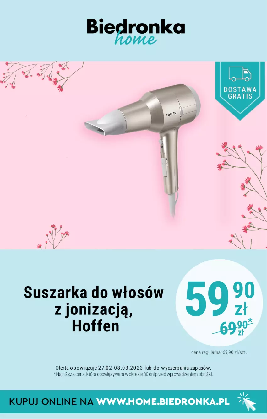 Gazetka promocyjna Biedronka - Biedronka Home - Gazetka - Biedronka.pl - ważna 04.03 do 01.04.2023 - strona 10 - produkty: Gra, Suszarka