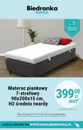 Gazetka promocyjna Biedronka - Biedronka Home - Gazetka - Biedronka.pl - Gazetka - ważna od 01.04 do 01.04.2023 - strona 15 - produkty: Materac, Tera, , Materac piankowy