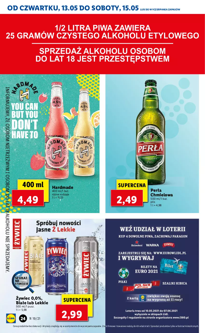 Gazetka promocyjna Lidl - GAZETKA - ważna 13.05 do 15.05.2021 - strona 24 - produkty: Perła