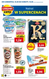 Gazetka promocyjna Lidl - GAZETKA - Gazetka - ważna od 15.05 do 15.05.2021 - strona 12 - produkty: Ser, Por, Gra, Kasztelan, Ser Kasztelan, Chia, Pilos, Cappuccino, Mleczna kanapka, Napój, Kinder, Fa