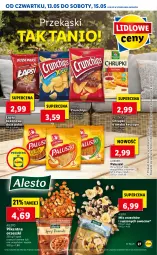 Gazetka promocyjna Lidl - GAZETKA - Gazetka - ważna od 15.05 do 15.05.2021 - strona 27 - produkty: Lajkonik, Orzeszki, Beko, Chrupki, Sezam, Przysnacki, Crunchips, Lorenz, Orzeszki ziemne