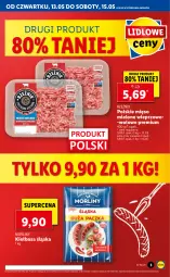 Gazetka promocyjna Lidl - GAZETKA - Gazetka - ważna od 15.05 do 15.05.2021 - strona 3 - produkty: Mięso mielone, Morliny, Kiełbasa, Mięso, Kiełbasa śląska