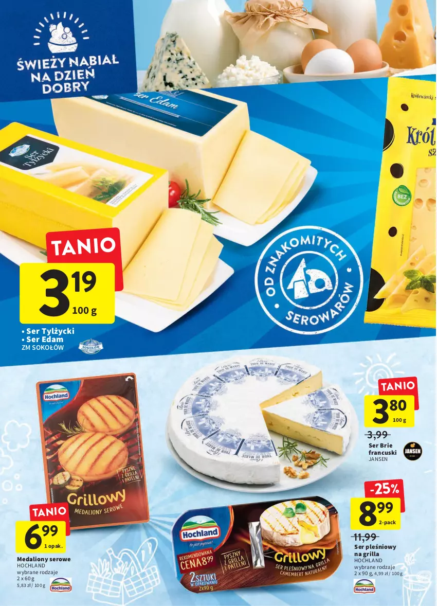 Gazetka promocyjna Intermarche - Dzień Dziecka - ważna 02.06 do 08.06.2022 - strona 26 - produkty: Brie, Edam, Grill, Hochland, Lion, Ser, Ser pleśniowy, Ser tylżycki, Sok, Sokołów