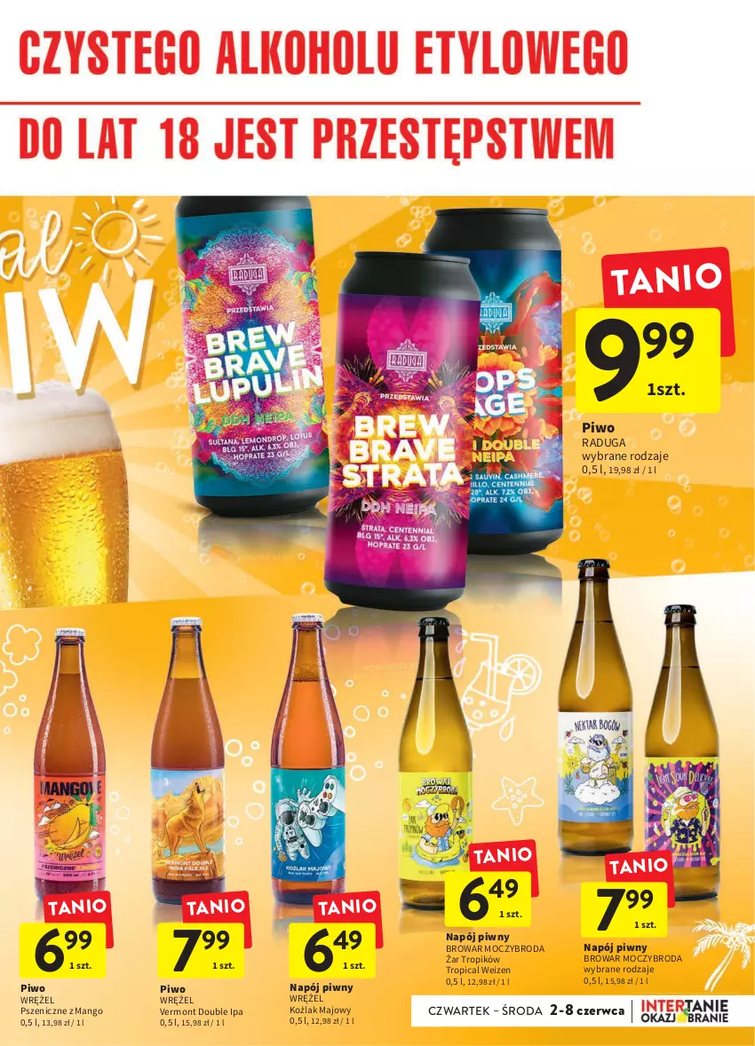 Gazetka promocyjna Intermarche - Dzień Dziecka - ważna 02.06 do 08.06.2022 - strona 7 - produkty: Mango, Napój, Piwo, Tropical