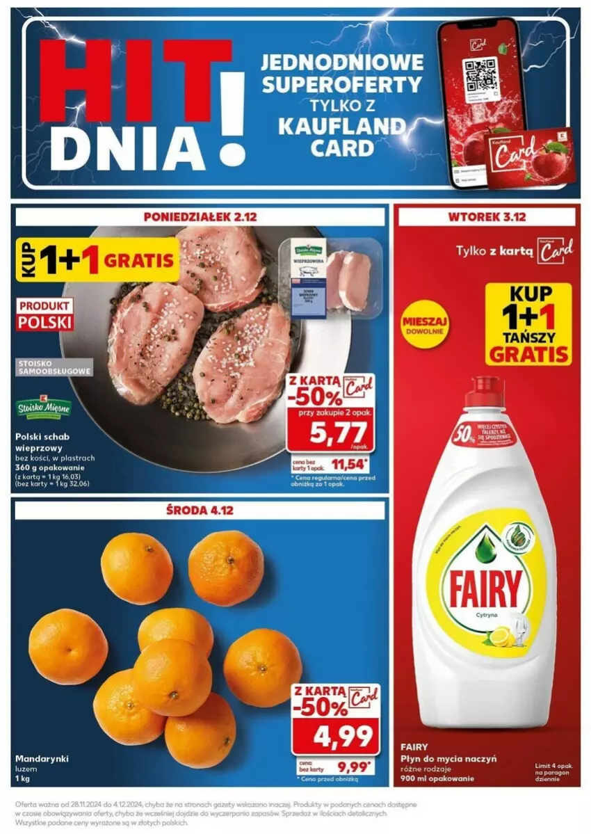 Gazetka promocyjna Kaufland - ważna 02.12 do 04.12.2024 - strona 9 - produkty: Mandarynki, Płyn do mycia