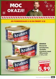 Gazetka promocyjna Kaufland - Gazetka - ważna od 04.12 do 04.12.2024 - strona 12 - produkty: Konserwa turystyczna, Krakus, Ser, Tera