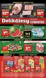 Gazetka promocyjna Delikatesy Centrum - NOWA GAZETKA Delikatesy Centrum od 11 lipca! 11-17.07.2024 - Gazetka - ważna od 17.07 do 17.07.2024 - strona 1 - produkty: Piwa, Piec, Puma, Makaron, Rum, Gra, Cukier, Rama, Mlekovita, Szynka, Boczek, Cukierki, Arbuz, Masło, Orka, Boczek wieprzowy, Mleko, LG, Fa