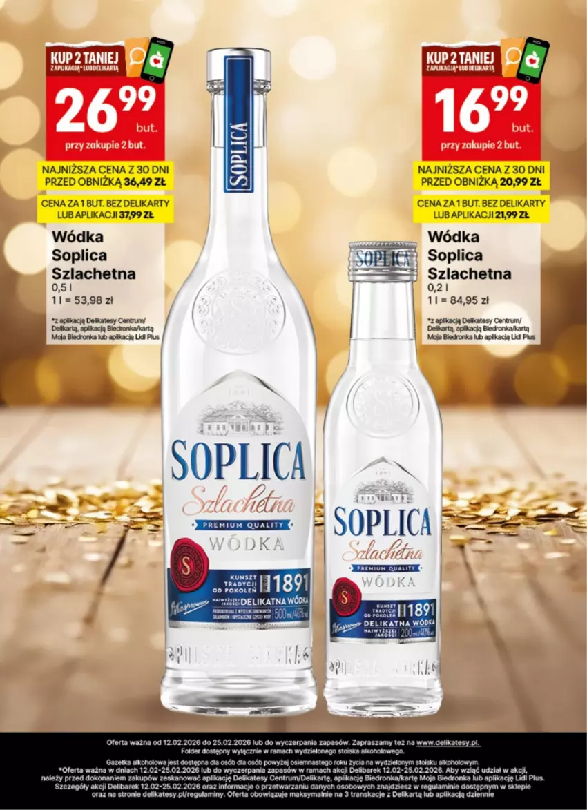 Gazetka promocyjna Delikatesy Centrum - Delibarek DC07-DC08 - ważna 12.02 do 25.02.2026 - strona 11 - produkty: Rama, Rum, Soplica, Top, Tran, Wódka
