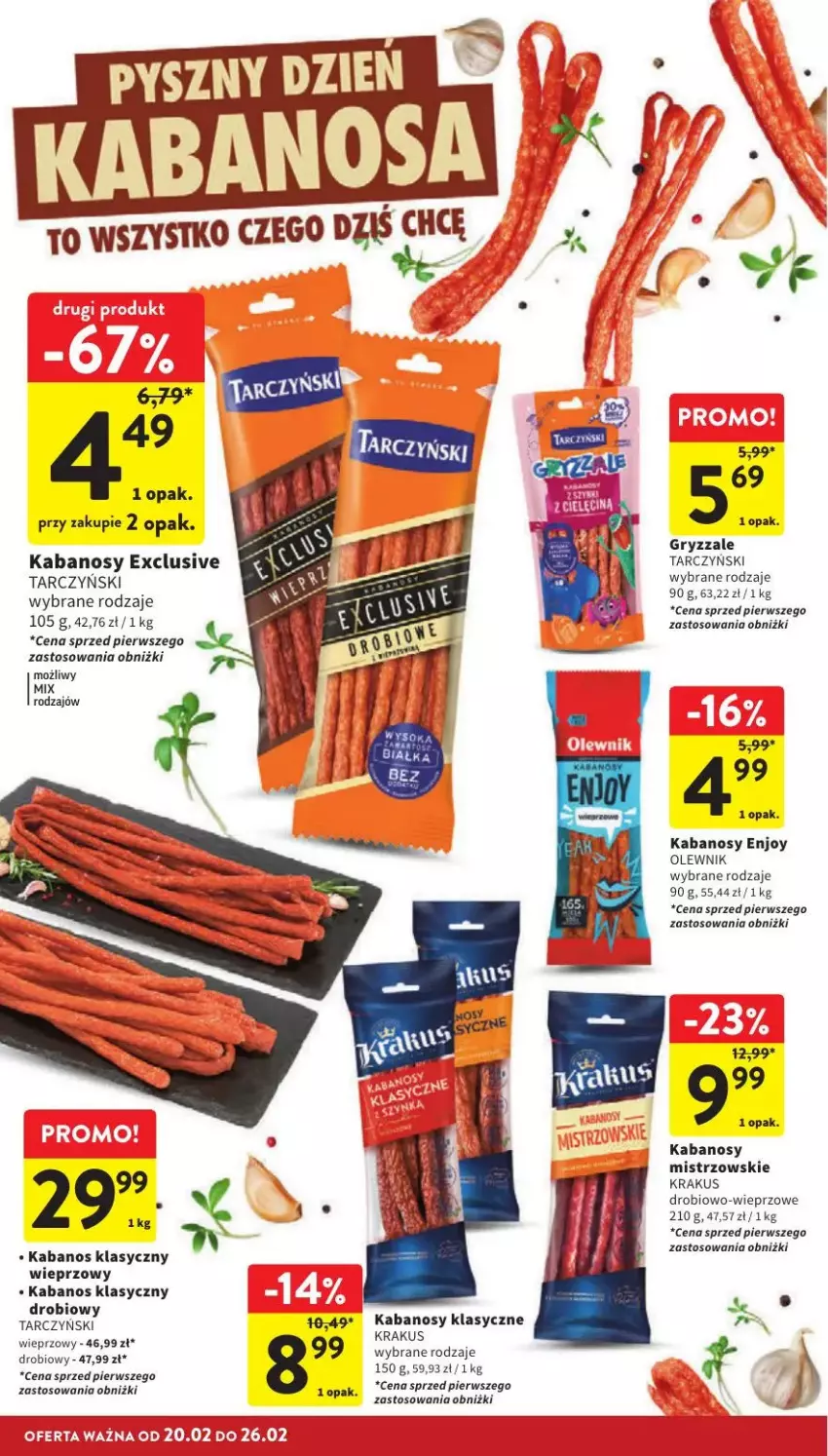 Gazetka promocyjna Intermarche - ważna 24.02 do 26.02.2025 - strona 11 - produkty: Fa, Gry, Kabanos, Krakus, Olewnik, Tarczyński