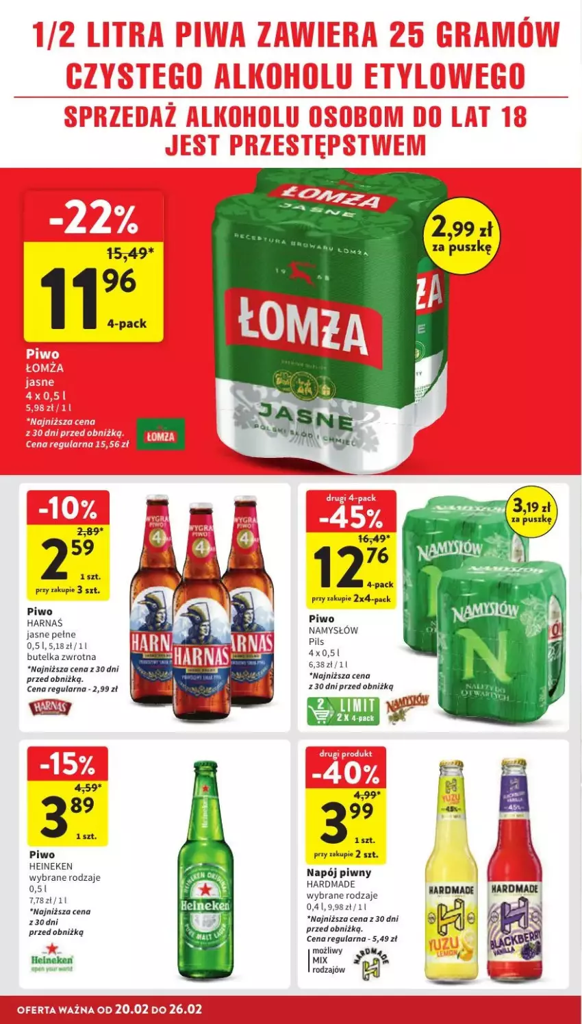 Gazetka promocyjna Intermarche - ważna 24.02 do 26.02.2025 - strona 25 - produkty: Fa, Harnaś, Heineken, Piwo