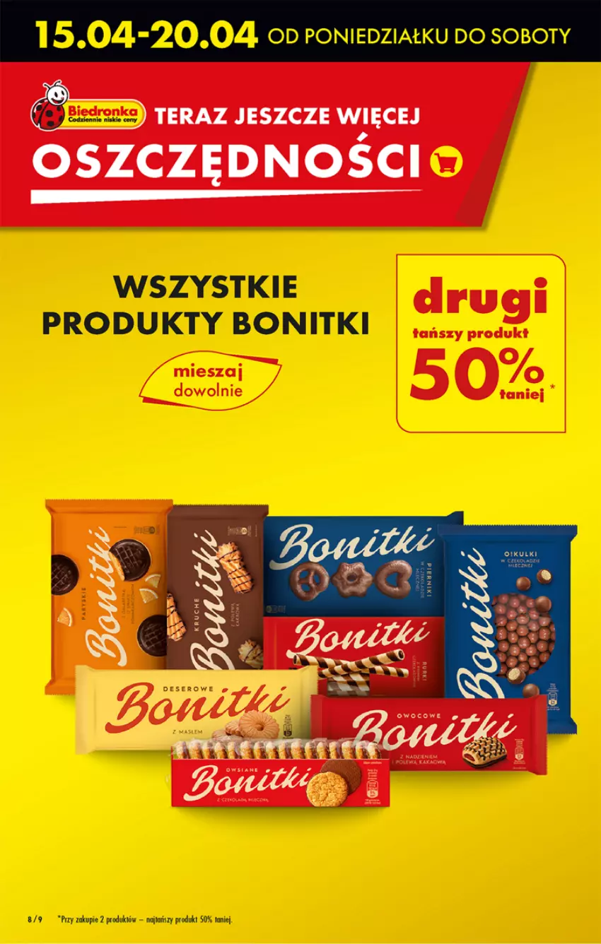 Gazetka promocyjna Biedronka - Od Środy - ważna 18.04 do 24.04.2024 - strona 8 - produkty: Bonitki, Tera