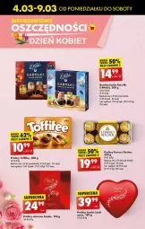 Gazetka promocyjna Biedronka - Od poniedzialku - Gazetka - ważna od 09.03 do 09.03.2024 - strona 14 - produkty: Praliny, Lindor, Ferrero Rocher, Toffifee, Ferrero, Lindt