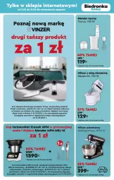 Gazetka promocyjna Biedronka - Od poniedzialku - Gazetka - ważna od 09.03 do 09.03.2024 - strona 69 - produkty: Mikser z misą, Ser, Blender ręczny, Blender, Kosz, Mikser, Robot