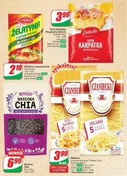 Gazetka promocyjna Dino - Gazetka 36 / 2024 - Gazetka - ważna od 10.09 do 10.09.2024 - strona 14 - produkty: Makaron, Gin, Chia, Karp, Delecta