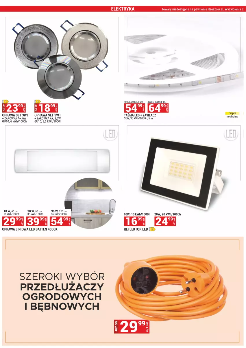 Gazetka promocyjna Merkury Market - ważna 01.07 do 31.07.2023 - strona 17 - produkty: Reflektor, Reflektor LED