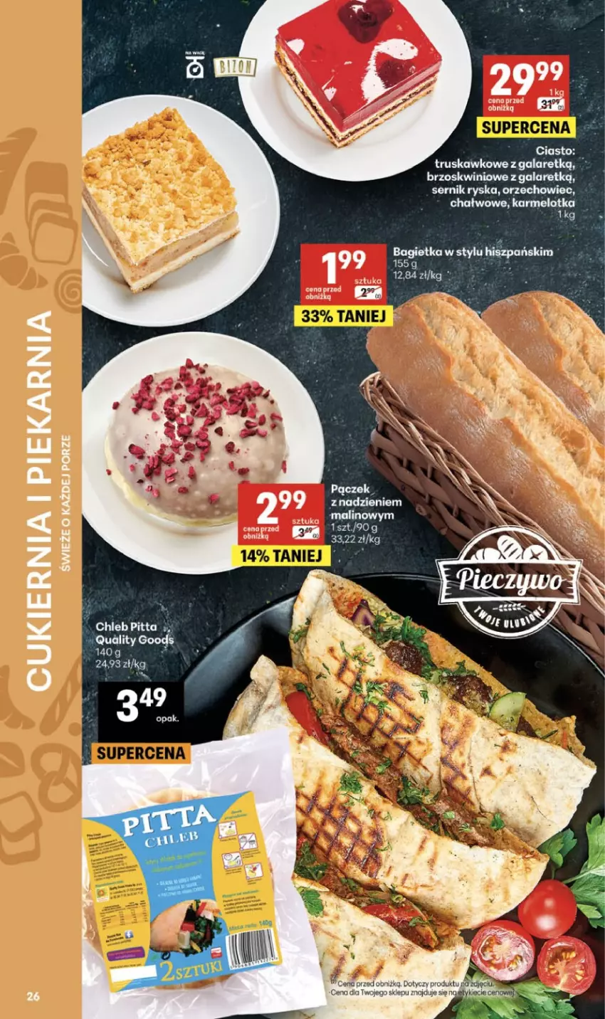 Gazetka promocyjna Delikatesy Centrum - Franczyza DC19 Czwartek - ważna 07.05 do 13.05.2026 - strona 26 - produkty: Chleb, Fa, Gala, Pączek, Ser