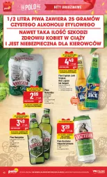 Gazetka promocyjna PoloMarket - Gazetka pomocyjna - Gazetka - ważna od 31.10 do 31.10.2023 - strona 42 - produkty: Piwo, Gin, Namysłów, Kasztelan, Carlsberg, Captain Jack