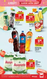 Gazetka promocyjna PoloMarket - Gazetka pomocyjna - Gazetka - ważna od 31.10 do 31.10.2023 - strona 47 - produkty: Sok, Mus, Pepsi max, Mirinda, Laur, Pepsi, Sok jabłkowy, Muszynianka, Napój gazowany, Woda, Napój, Magnez, Hortex