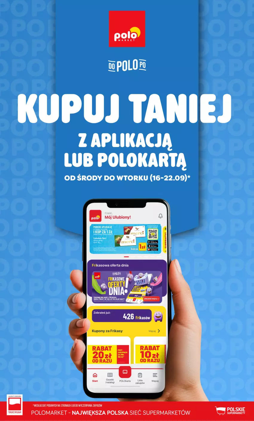 Gazetka promocyjna PoloMarket - Katalog Kupuj taniej z POLOappką - ważna 16.09 do 22.09.2026 - strona 1