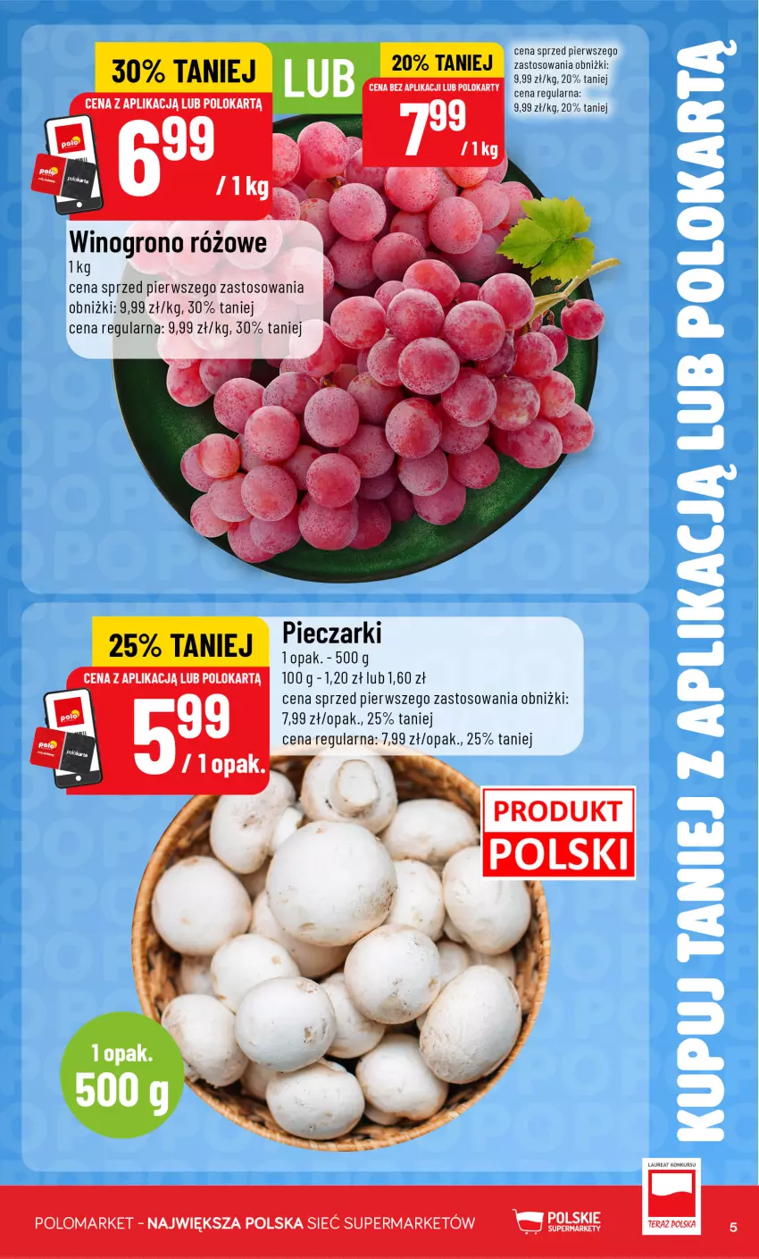 Gazetka promocyjna PoloMarket - Katalog Kupuj taniej z POLOappką - ważna 16.09 do 22.09.2026 - strona 5 - produkty: Piec, Tera, Wino