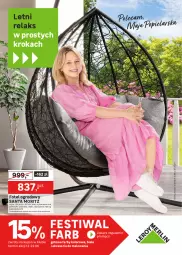 Gazetka promocyjna Leroy Merlin - Gazetka Leroy Merlin - Gazetka - ważna od 02.07 do 02.07.2024 - strona 1 - produkty: Fotel, Poduszka, Fa