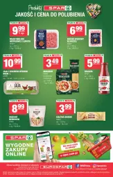 Gazetka promocyjna Spar - EuroSpar - Gazetka - ważna od 23.08 do 23.08.2026 - strona 16 - produkty: Makaron, Ciastka, Mięso mielone, Ser, Jaja, Spaghetti, Jaja z wolnego wybiegu, Mięso, LG, Fa
