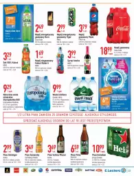Gazetka promocyjna E Leclerc - Gazetka - ważna od 09.10 do 09.10.2021 - strona 23 - produkty: Piwa, Piwo, Sok, Pur, Gra, Napój energetyczny, Somersby, Kiwi, Palma, LANA, Pepsi, Carlsberg, Tiger, Aloe vera, Napój gazowany, Syrop, Kubuś Waterrr, Kubuś, Napój niegazowany, Staropolanka, Woda, Napój