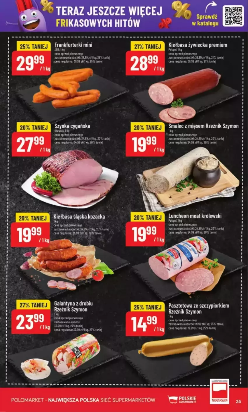 Gazetka promocyjna PoloMarket - ważna 14.05 do 20.05.2025 - strona 18 - produkty: Fa, Gala, Galantyna, Kiełbasa, Kiełbasa śląska, Królewski, LG, Pasztet