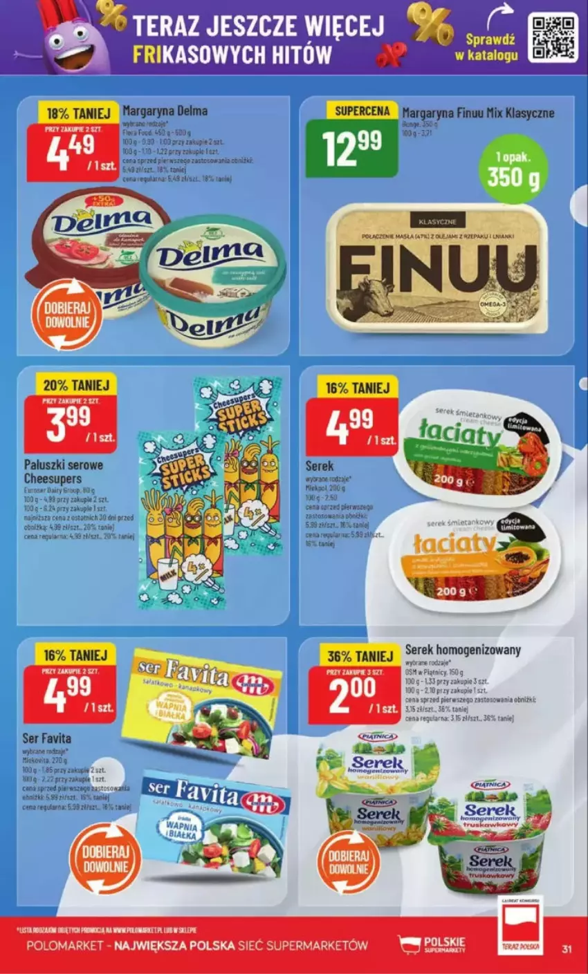 Gazetka promocyjna PoloMarket - ważna 14.05 do 20.05.2025 - strona 25 - produkty: AEG, Fa, Favita, Finuu, Margaryna, Olej, Ser, Serek, Serek homogenizowany, Tera