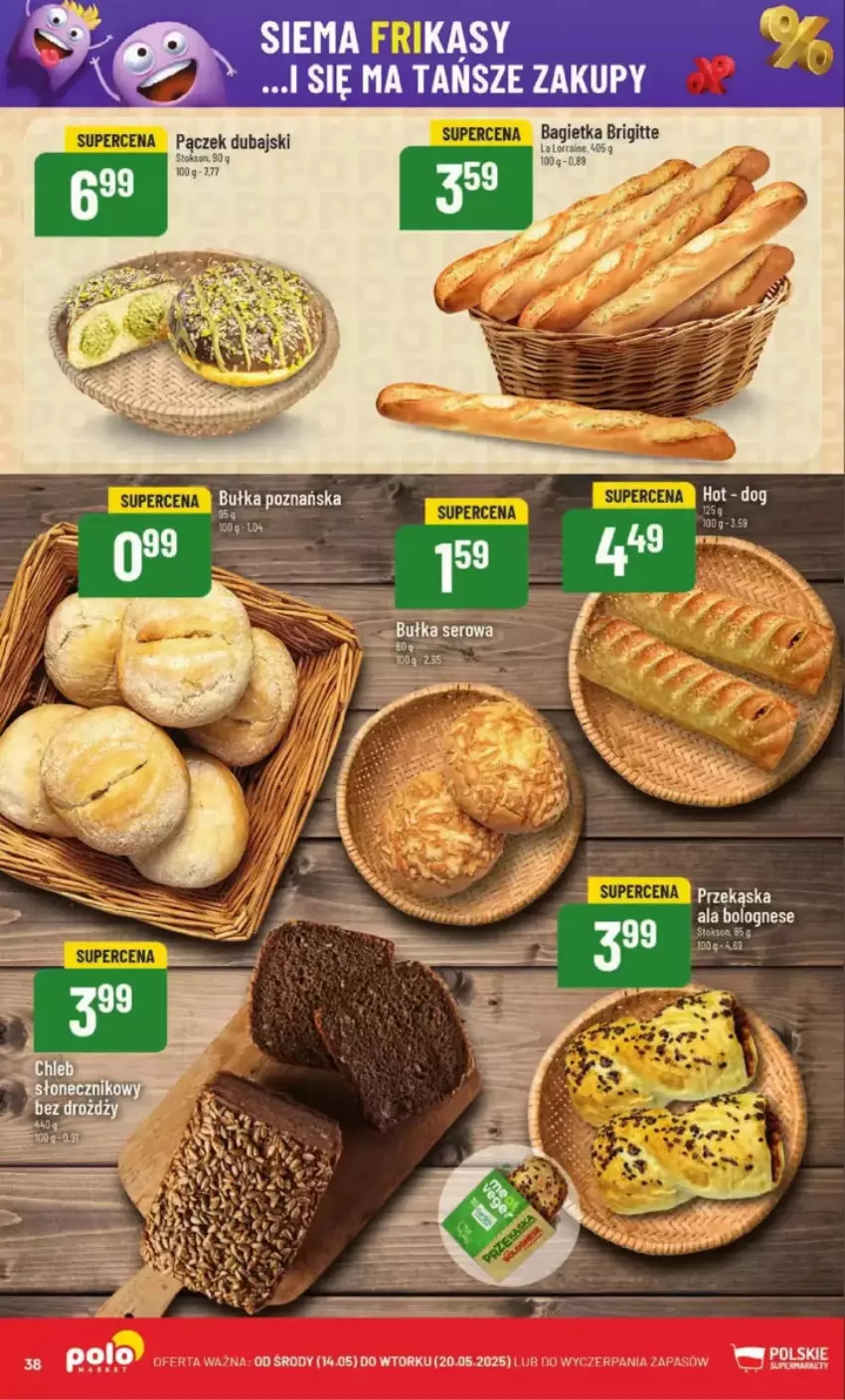 Gazetka promocyjna PoloMarket - ważna 14.05 do 20.05.2025 - strona 32 - produkty: Bagietka, Bułka, Ser