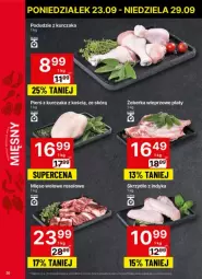 Gazetka promocyjna Delikatesy Centrum - Gazetka - ważna od 29.09 do 29.09.2024 - strona 13 - produkty: Kurczak, Mięso wołowe, Mięso, Podudzie z kurczaka